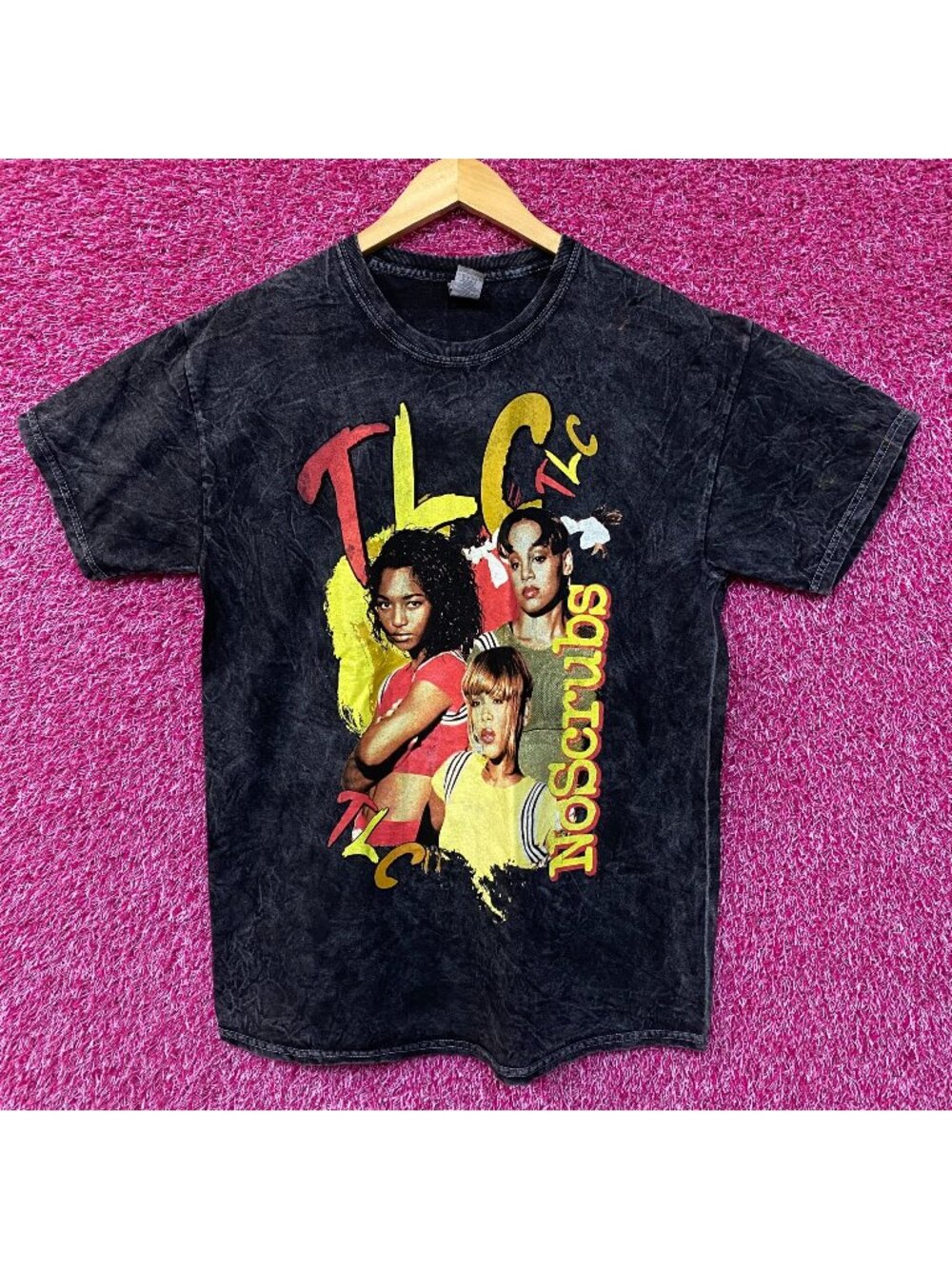 TLC No Scrubs Fan Mail Album Art Poster Soul Girl Band Tee Large